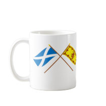 Crossed Flags of Scotland Mugs