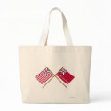 Crossed Grand Union and Taunton Flags bags