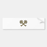 crossed keys bumper stickers