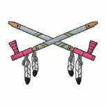 Crossed Peace Pipes