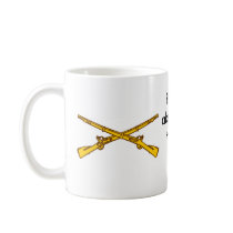 crossed rifles, Peace is not the absence of war... Coffee Mugs