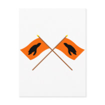 Crossed Sea Turtle Nesting Flags