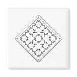crosses and crowns tessellation 2 magnets