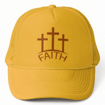 Crosses Faith Trucker Hats