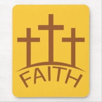 Crosses Faith Mousemats
