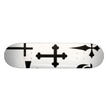 crosses for him skate board decks