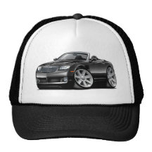 Crossfire Black Convertible Mesh Hat