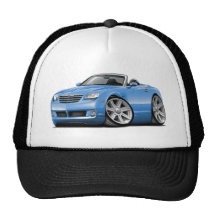 Crossfire Lt Blue Convertible Mesh Hats