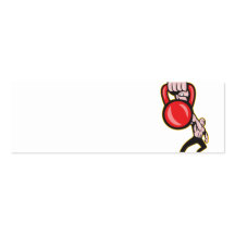Crossfit Training Lifting Kettlebell Front Business Card Templates