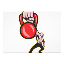 Crossfit Training Lifting Kettlebell Front Announcements