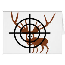 Crosshair Deer Card