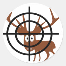 Crosshair Deer Stickers