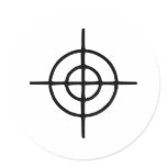 Crosshairs - Gun stickers