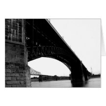 Crossing the Mississippi Greeting Card