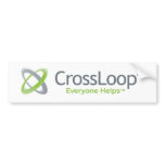 Crossloop bumber sticker bumper stickers
