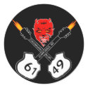 Crossroads Blues Devil Sticker