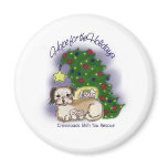 Crossroads Shih Tzu Rescue Hope For the Holidays magnets