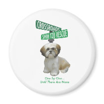 Crossroads ShihTzu Rescue Fridge Magnet