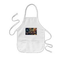 "Crosstown Traffic" New York Watercolor Art Apron