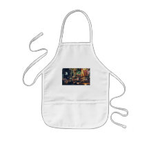 "Crosstown Traffic" New York Watercolor Art Apron