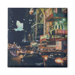 "Crosstown Traffic" New York Watercolor Art magnets