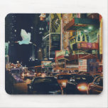 "Crosstown Traffic" New York Watercolor Art mousepads