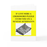 CROSSWORD puzzle lover