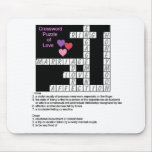 Crossword Puzzle of Love Mousepad