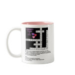 Crossword Puzzle of Love Mug