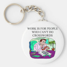 CROSSWORDS beat work Key Chains