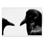 Crow and Raven Greeting Cards