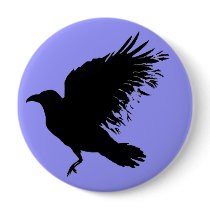 Crow - black buttons
