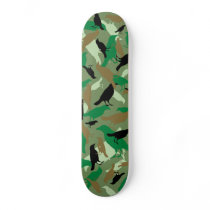 crow camo skateboards