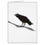 Crow Greeting Card