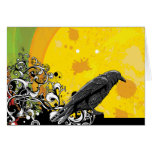 Crow ~ Crows Black Bird Customise Template cards