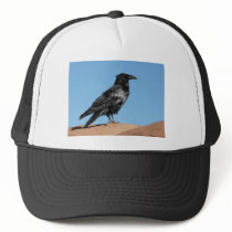 crow trucker hat