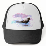 Crow In A Puddle Hat