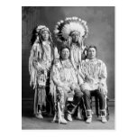 Crow Indian Group Portrait, early 1900s Post Card