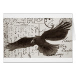 crow postcard background