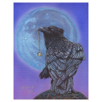 Crow Raven Blue Moon Moonstone Personalized Flyer
