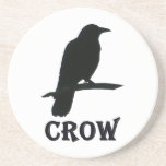 Crow Silhouette Coaster