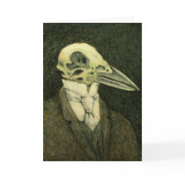 Crow Skull Card