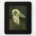 Crow Skull Mousepad Mouse Mat