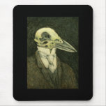 Crow Skull Mousepad Mouse Mat