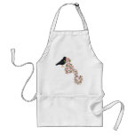 Crow With Vine Aprons