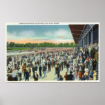 Crowds at Saratoga Race Track & Clubhouse posters