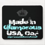 Crown Black/Blue/White Mousepad