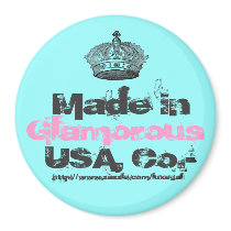 Crown Blue/Pink/Black Magnet
