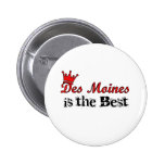 Crown Des Moines Pin