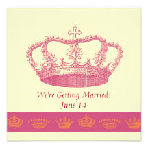Crown Designs -  Pink Invite